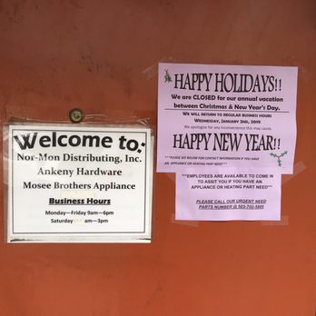 Ankeny Hardware - Happy Holidays! Happy New Year! - Hardware Stores Near Me - Portland, Oregon