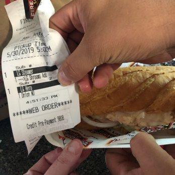 Firehouse Subs - The Receipt clearly shows no onions and the pic shows onions. - Fast Food Near Me - Aiken, South Carolina