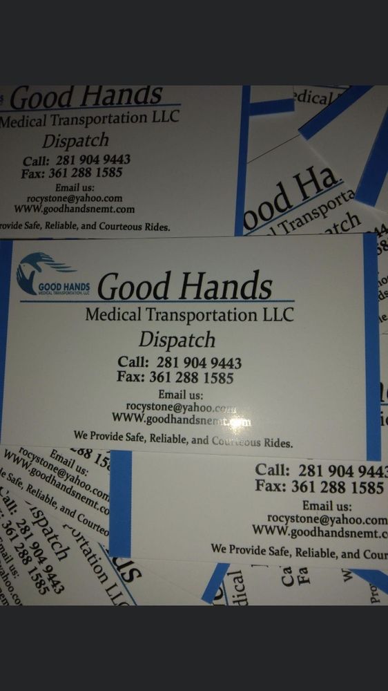 GOOD HANDS MEDICAL TRANSPORTATION Updated September 2024 215 Silver