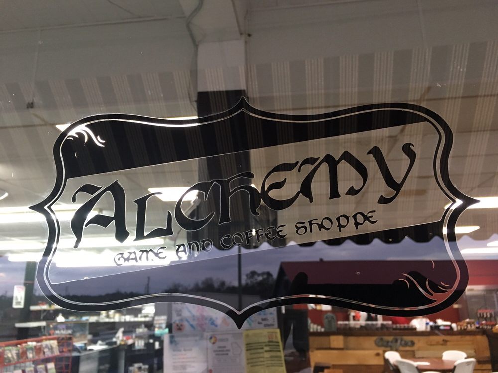 Alchemy Games & Coffee Shoppe Logo