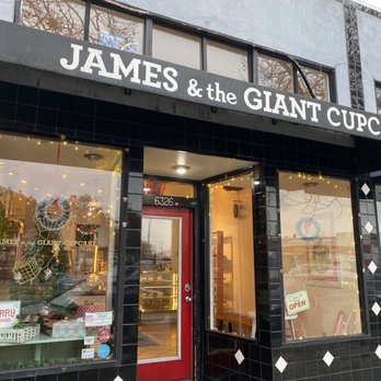 James and the Giant Cupcake - Front of the bakery - Custom Cakes Near Me - Oakland, California James and the Giant Cupcake - Front of the bakery - Custom Cakes Near Me - Oakland, California