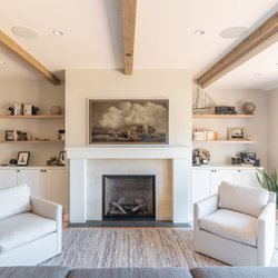 SoundVision - This customer choose the Frame TV above the fireplace. When the TV is off, it displays the artwork of your choice!