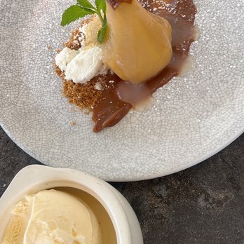 A'Bouzy - Champagne Poached Pear (AMAZING)!!! - Champagne Bars Near Me - Houston, Texas