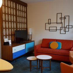 Melissa Chalek- Ears of Experience - Universal Orlando - Cabana Bay Resort - Living room of family suite