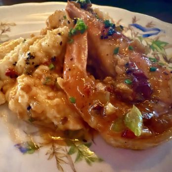 Hatchet Hall - May 1, 2025 | Shrimp & Grits| Shared w/2 friends! - Cocktail Bars Near Me - Los Angeles, California