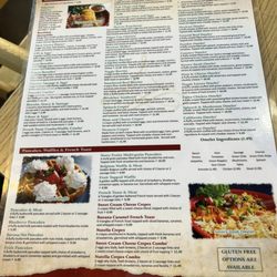 Omelets Etc - Menu