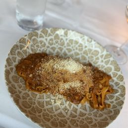 TAGLIATELLE BOLOGNESE