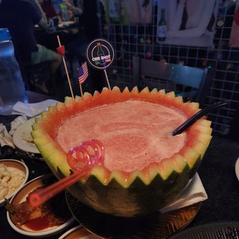 One Shot Pocha - Watermelon Soju Cocktail - Korean Near Me - Houston, Texas One Shot Pocha - Watermelon Soju Cocktail - Korean Near Me - Houston, Texas