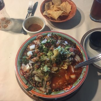 El Palmar - Pozole with all the condiments - Mexican Near Me - Marina, California
