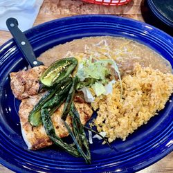 El Mescal Family Mexican Restaurant & Bar - Pollo Asado Lunch Plate