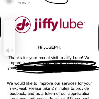 Jiffy Lube - Jiffy lube date of service for oil change. - Oil Change Stations Near Me - Battle Ground, Washington
