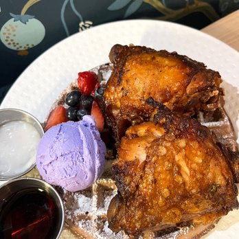 Purple Patch - Ube Waffle & Filipino Fried Chicken with Ube Ice Cream - Filipino Near Me - Washington, DC, District of Columbia