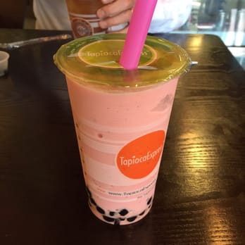 Tapioca Express - Strawberry banana snow bubble with tapioca. Amazing - Taiwanese Near Me - Redmond, Washington