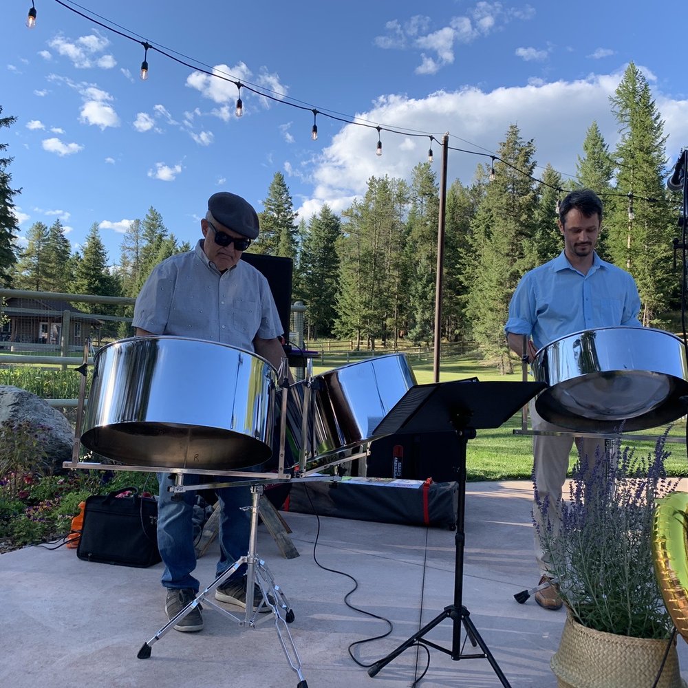 Haymoon Resort - Event entertainment outside the pavilion. Awesome steel drum tunes... - Resorts Near Me - Whitefish, Montana Haymoon Resort - Event entertainment outside the pavilion. Awesome steel drum tunes... - Resorts Near Me - Whitefish, Montana