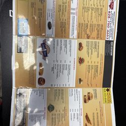 Carolina Diner - Menu