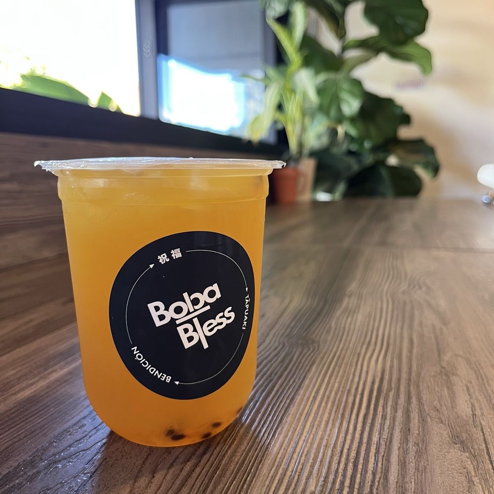 Boba Bless - Passion Mango Green Tea - Tea Rooms Near Me - San Mateo, California Boba Bless - Passion Mango Green Tea - Tea Rooms Near Me - San Mateo, California
