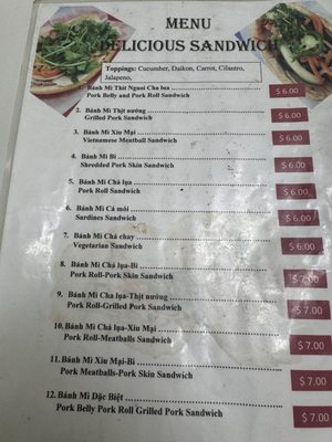 Menu photo 6 Banh Mi Saigon Pinellas Park, FL Menu photo 6 Banh Mi Saigon Pinellas Park, FL