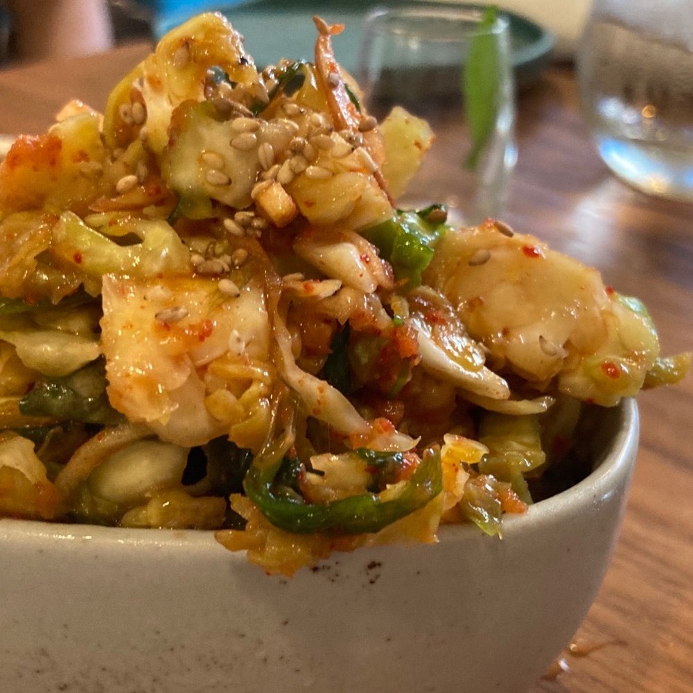 Piko Kitchen + Bar - Brussels sprouts Kim chee - Cocktail Bars Near Me - Honolulu, Hawaii Piko Kitchen + Bar - Brussels sprouts Kim chee - Cocktail Bars Near Me - Honolulu, Hawaii