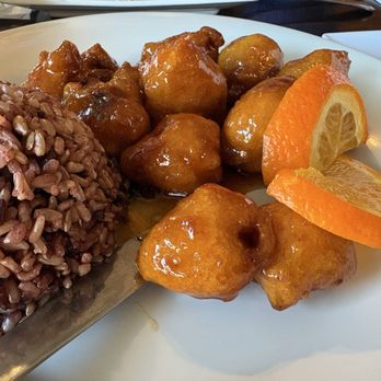 Lotus Vegan - Orange Chicken - Vegan Near Me - North Hollywood, California Lotus Vegan - Orange Chicken - Vegan Near Me - North Hollywood, California