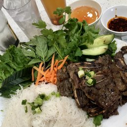 Beef Short Rib plate and Viet Coffee (tip and tax) $29 Beef Short Rib plate and Viet Coffee (tip and tax) $29