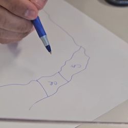 Driver and Motor Vehicle Services - Instead of an insightful explanation, Latino Kim Jong Un decided to be rude and demeaning by drawing a map.