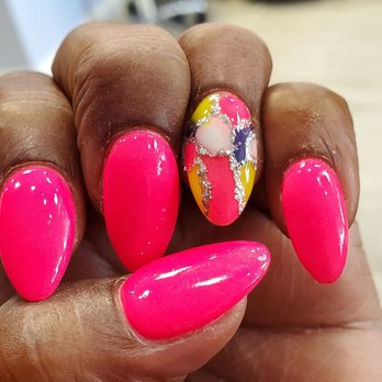 Queen’s spa - NEON pink Cat nails!!!! - Nail Salons Near Me - Rockville, Maryland Queen’s spa - NEON pink Cat nails!!!! - Nail Salons Near Me - Rockville, Maryland