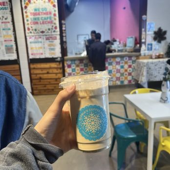 Gloria’s Coffee Bar - Buñuelo latte - Coffee & Tea Near Me - Laredo, Texas
