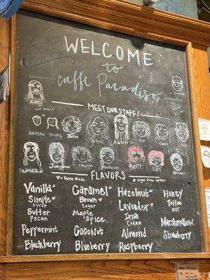 Menu photo 1 Caffe Paradiso Urbana, IL Menu photo 1 Caffe Paradiso Urbana, IL