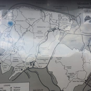 Fortuna Mountain - Map... Hard to find them - Hiking Near Me - San Diego, California