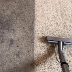 Steem Rite Carpet Care - Before and after pet stains removed and carpet steam cleaned
