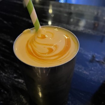Khan Saab Desi Craft Kitchen - Mango Lassi - Pakistani Near Me - Fullerton, California