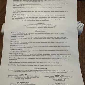 Sweet T's Restaurant + Bar - Menu 9/13/25 - Southern Near Me - Windsor, California