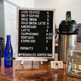 Cute menu sign