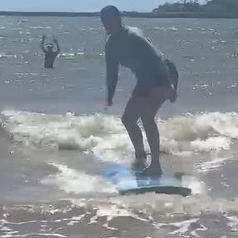 Eastside Surfing School - 55yo lady! - Surf Schools Near Me