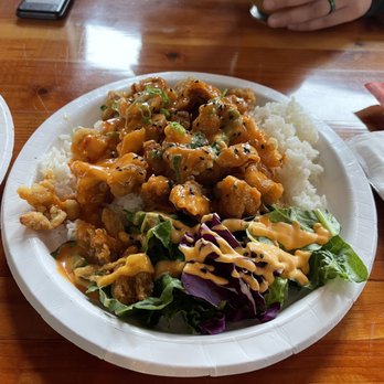 Kenbu Sushi - Spicy crispy chicken ($14) - Sushi Bars Near Me - Portland, Oregon Kenbu Sushi - Spicy crispy chicken ($14) - Sushi Bars Near Me - Portland, Oregon