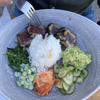 Duke's La Jolla - Furikake Ahi Steak bowl - New American Near Me - La Jolla, California