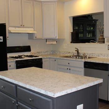 Simple Treasures - beautifully painted kitchen and counter top. - Painters Near Me