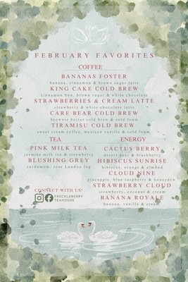 Menu photo 1 Freckleberry Teahouse Galveston, TX Menu photo 1 Freckleberry Teahouse Galveston, TX