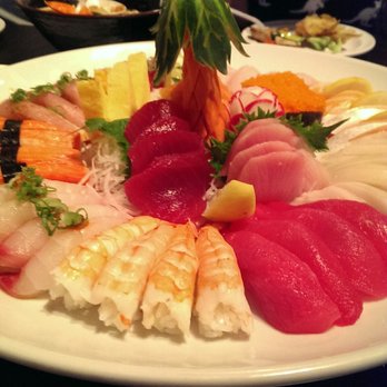 Momo Sushi - Sashimi platter. Good portion for 4-6 adults. - Sushi Bars Near Me - Henderson, Nevada Momo Sushi - Sashimi platter. Good portion for 4-6 adults. - Sushi Bars Near Me - Henderson, Nevada
