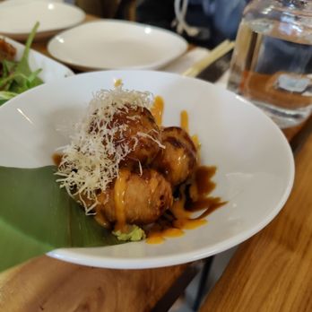 Takkii Ramen - Takoyaki Tasted good. Would have loved more than just the 4 bites. - Ramen Near Me - Syosset, New York Takkii Ramen - Takoyaki Tasted good. Would have loved more than just the 4 bites. - Ramen Near Me - Syosset, New York