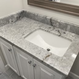 Bathroom marble counter Bathroom marble counter