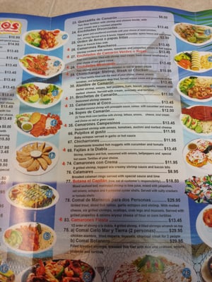 Menu photo 1 El Camaron Loco Denver, CO