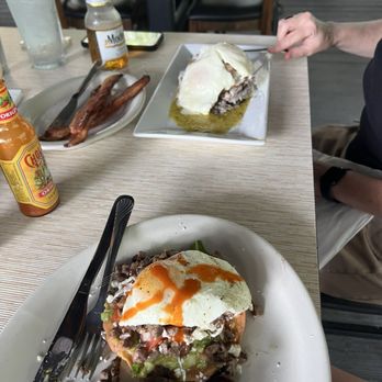 Nopal - Mexican tower  Steak & Eggs Tostadas - Mexican Near Me - Gainesville, Florida