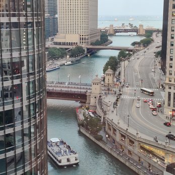 The Langham, Chicago - Lake/river view from the club lounge. - Hotels Near Me - Chicago, Illinois The Langham, Chicago - Lake/river view from the club lounge. - Hotels Near Me - Chicago, Illinois