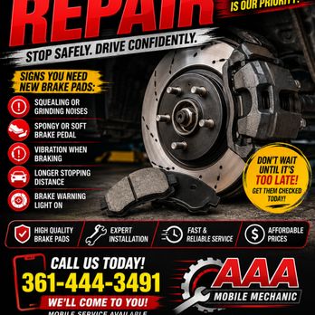 AAA Mobile Mechanic - AAA MOBILE MECHANIC
CALL: 361-444-3491 - Auto Repair Near Me - Corpus Christi, Texas AAA Mobile Mechanic - AAA MOBILE MECHANIC
CALL: 361-444-3491 - Auto Repair Near Me - Corpus Christi, Texas