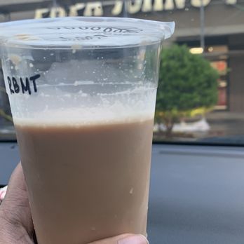Teapresso Bar - My drink without ice. Usually hits the line at the very least. What a small portion. - Coffee & Tea Near Me - Sugar Land, Texas