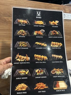 Menu photo 3 U Shabu Las Vegas, NV