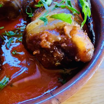 Avec - Chicago - Chorizo Stuffed Medjool Dates - Mediterranean Near Me - Chicago, Illinois Avec - Chicago - Chorizo Stuffed Medjool Dates - Mediterranean Near Me - Chicago, Illinois