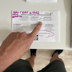 Travis County Tax Office - Here is a walk in location according to TDMV-their paperwork as was the first pictured.