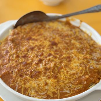 Yummy Cafe - Baked spaghetti with meat sauce - Chinese Near Me - Sacramento, California
